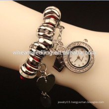 2014 Newest arrival high quality love pendant rope chain watch supplier